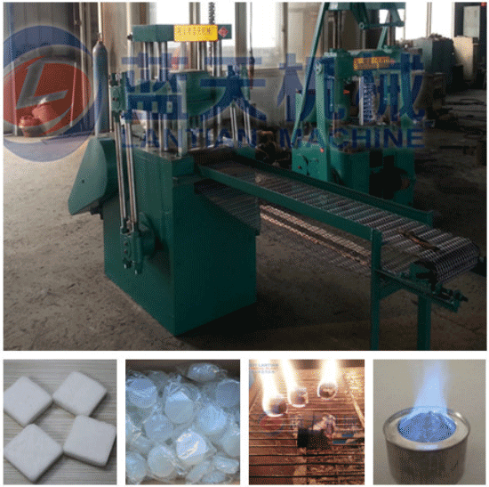 Solid alcohol tablet press machine