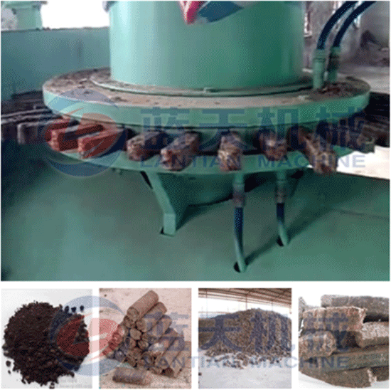 Furfural slag briquetting machine
