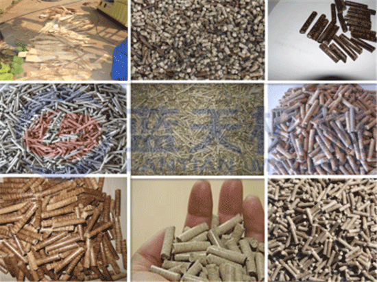 Wood pellet machine