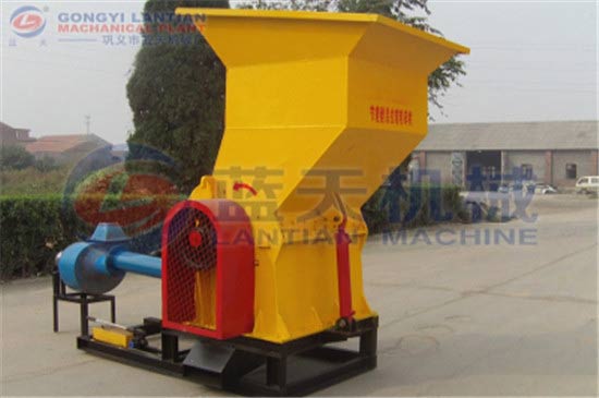 Glass bottle crusher machine