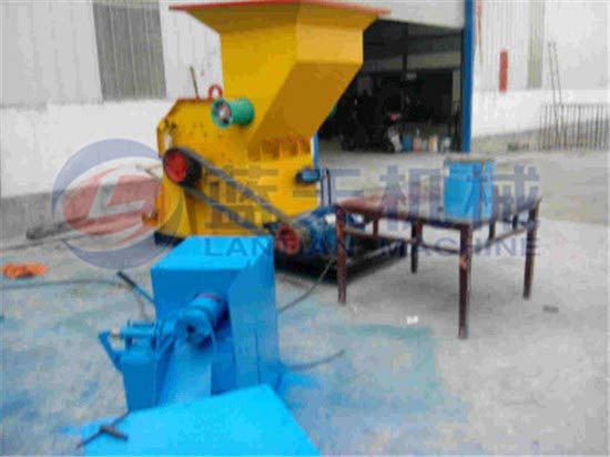 Scrap oil filter crusher machine